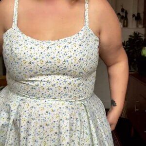 Handmade Cotton Floral Summer Dress